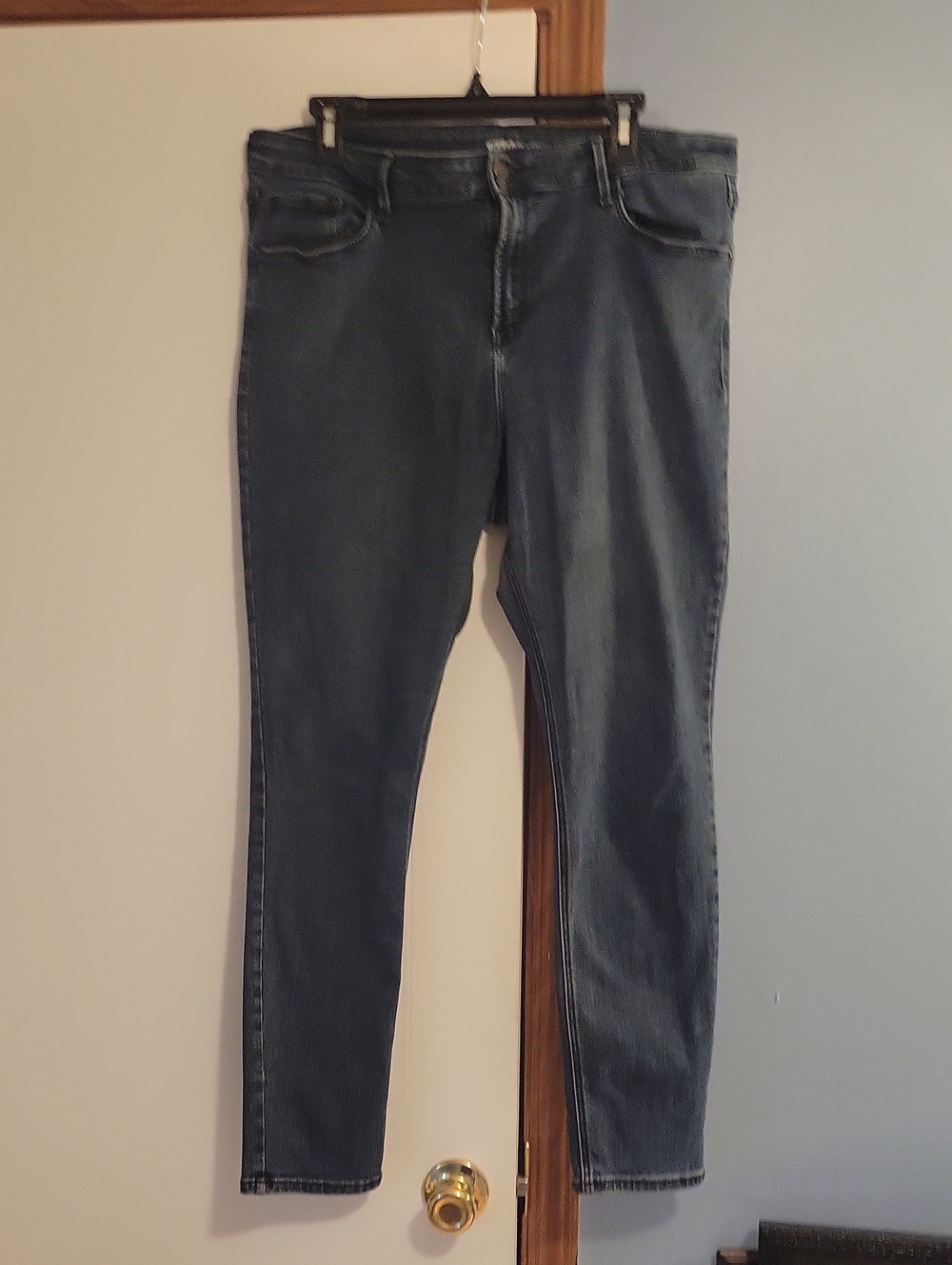 Old Navy Rockstar Super Skinny Midrise Women’s Dark Blue Jeans Size 16